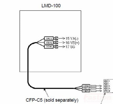 Shinko Technos Co Ltd Shinko Accessories CFP-C5, RS-485 Cable for IF-400 FE-CFP-C5