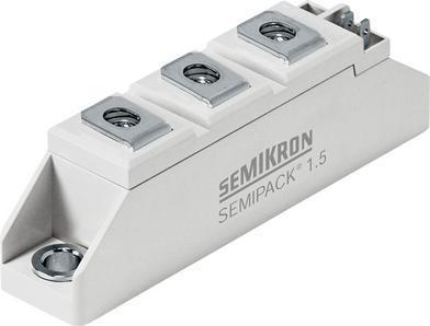 SKKT56/14E, Dual Thyristor Module, 56 Amp, 1400V-Dual Thyristor Module-Semikron-Fastron Electronics Store
