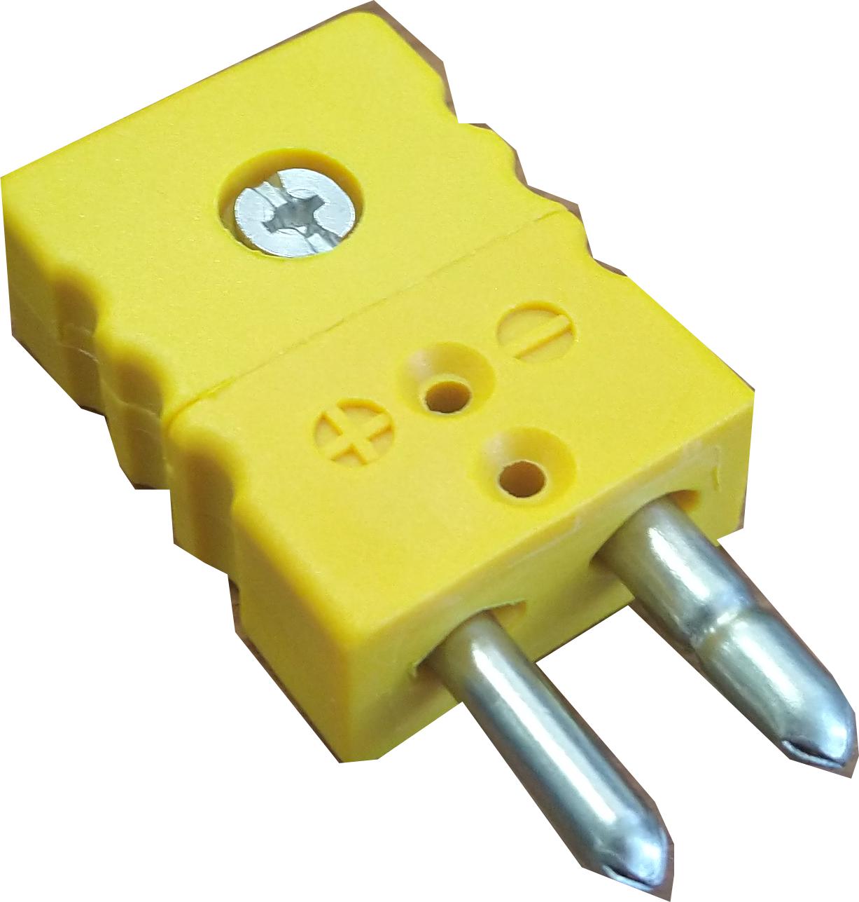 Temperature Sensor Plug Round, Wire Fitting for use with Thermocouple 220 Deg C Max-Temperature Sensor Accessories-Fastron Electronics-Fastron Electronics Store