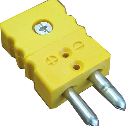 Type N Temperature Sensor Plug Round, Orange, Wire Fitting for use with Thermocouple 220 Deg C Max-Temperature Sensor Accessories-Fastron Electronics-Fastron Electronics Store