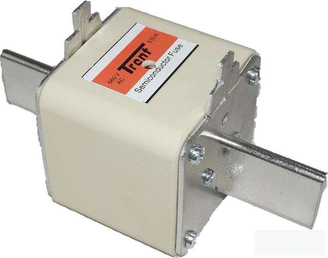 Trent Semiconductor Fuse 630EU690V-100kA, HRC Semiconductor Protection Fuse, 630 Amp, 690V, 100kA (Replaces NH3 TF Shaltvermogen) FE-630EU690V-100kA