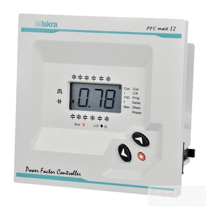 Vishay Power Factor Controller PFCmax 6, Power Factor Control Relay, 6 Step, 90-550V 50/60HZ FE-PFCmax 6