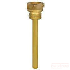 WIKA Thermowell, Solid Barstock, Brass Parallel Design